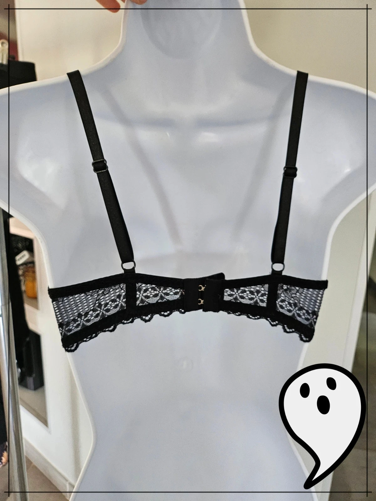 bonita lingerie manoukian preto e vermelho gótico – photo 6